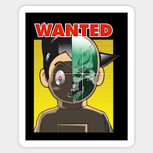 Wanted Astro Boy Sticker